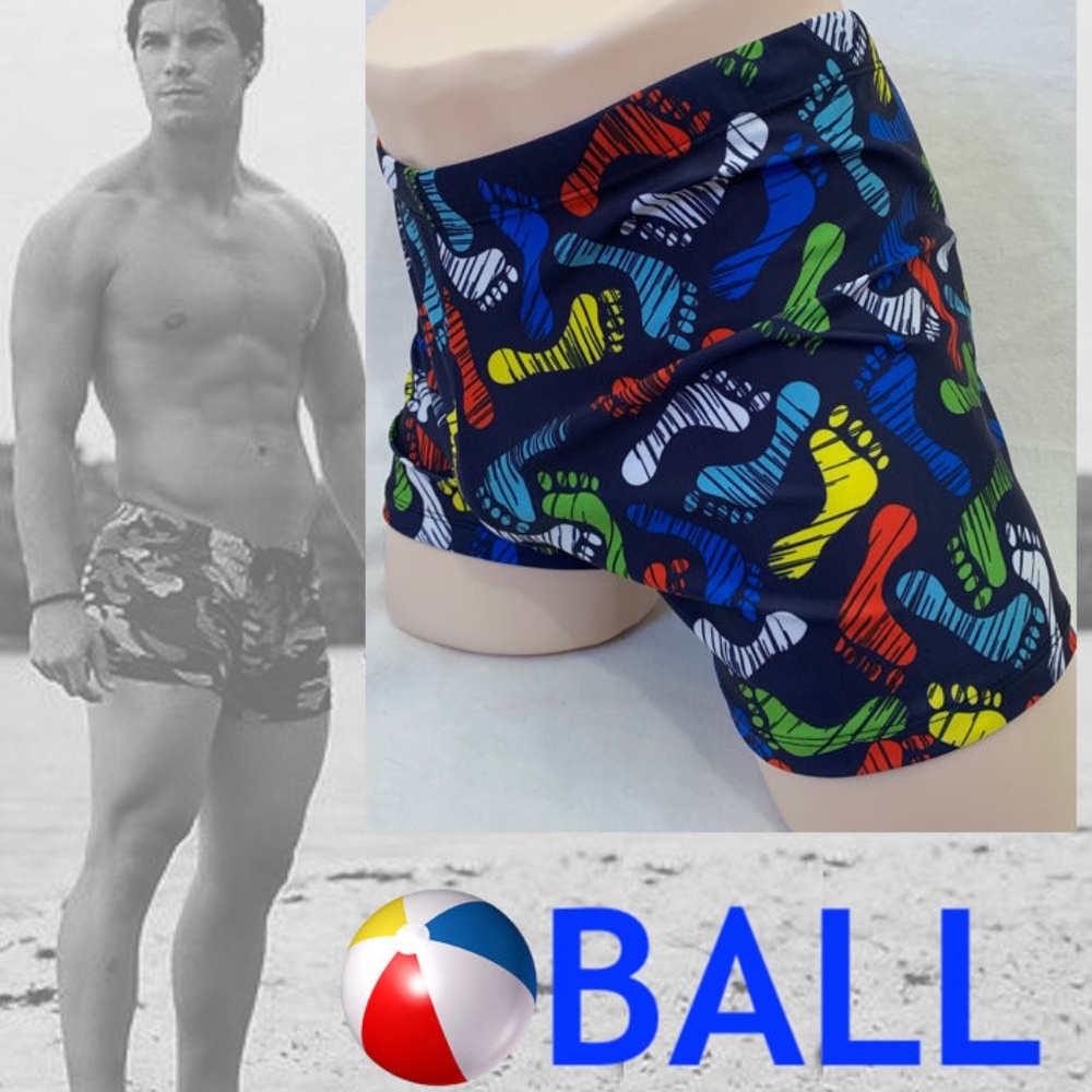 Ball Hang Ten Swim Trunks  30-34 tight fitting design Polyamide / spandex
